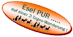zweit&auml;gige Eselwanderung
